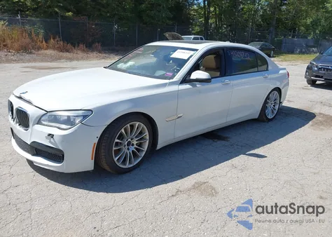 2015 BMW 750 Lxi из США, поврежденный, VIN WBAYF8C54FD655171